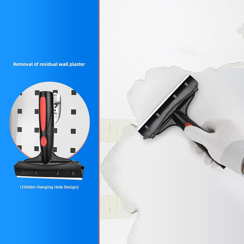 6" 10 EHDIS Razor Blade Scraper, Scraper Adhesive Remover Tool with Double-Edge Blades for Cleaning Paint, Caulk