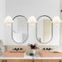 Wall Sconces Indoor Wall Light Fixtures with Pleated Fabric Shade Bathroom Vanity Sconces Wall Lighting Dresser