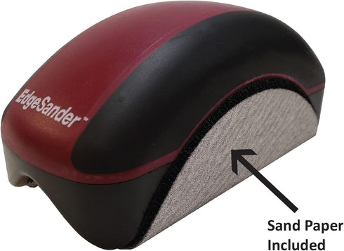Milescraft 1621 Edge Sander - Dual Edge Sanding Tool – V-Groove Sands both Edges Simultaneously on Boards from ¼ to 1-1/2 in. - Saves Time - Uses any 5 in. Hook and Loop Sanding Disk by Milescraft