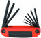 EKLIND 25919 Ergo-Fold Fold-up Ball-Hex allen wrench - 9pc set SAE Inch Sizes 5/64-1/4 by Eklind Tool