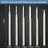 Wood Carving Drill Bits Set, 6 Pcs Engraving Accessories for Dremel Rotary Tool with 3mm Shank