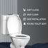 16.5 Inch, 2 Pack Round Toilet Seat Soft Close Quiet No Slam Toilet Lid, Quick Release & Easy Installation, Durable PP