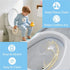 CASOME Portable Toilet Splash Guard, Easy-to-Install Urine Protector for Toilet Seat, Universal Toilet Splash Shield