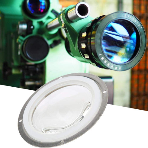 100mm/3.94in 60 20-200W -30~200 Walfront High Power LED Condenser Lens Beam Angle Optical Glass Aspheric Design