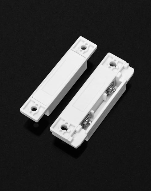QWORK MC-31 Wired Surface-Mounted NC Magnetic Door Window Contact Sensor Alarm, Pack of 5