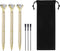 Diamond Pens Metal Ballpoint Pen - 3 Pack Fun Fancy Crystal Diamond Bling Rose Gold Pens for Women