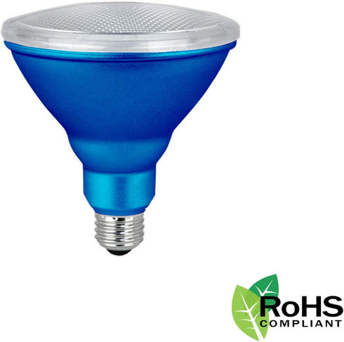 Xtricity LED PAR38 Blue Flood Light Bulbs, 7W, Waterproof, Indoor/Outdoor, E26 Medium Base, Blue (1 Pack)