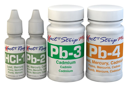 Industrial Test Systems eXact LEADQuick 486904 Cadmium Reagent Set for Lead Testing, 50 Tests