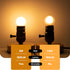 Dimmable LED 3W Small Light Bulb, 25w Equivalent, E26 Standard Screw Base, G40 Soft Warm White, Pack of 6