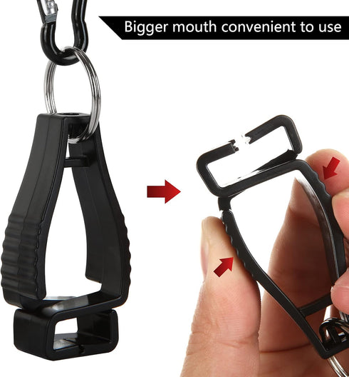 20 PCS Glove Clips for Work, Safety Clip Glove Keeper, Glove Holder Clip for Belt Loop