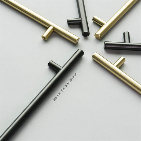 HAOWwW Closet,Black (NO.698 Dressing Table Handle, Simple Handle,Shoe Cabinet, Wine Cabinet Handle, Cabinet Gold Pull
