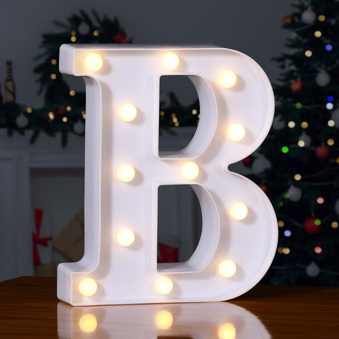 Foaky LED Letter Lights Sign Marquee Light Up Letters Sign for Night