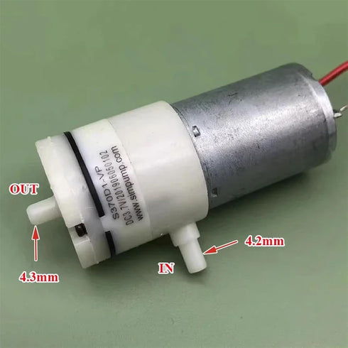 GTPFEGFD 3V 3.7V 370 DC Small Mini Motor Air Oxygen Pump Micro Vacuum Negative Pressure Suction Pump DIY Inflator