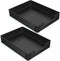 Letter-Size Tray, 2PCS Plastic Stackable A4 Paper Tray, Multi-use Large Storage Basket for Office Home Supplies, 13 x