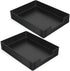 Letter-Size Tray, 2PCS Plastic Stackable A4 Paper Tray, Multi-use Large Storage Basket for Office Home Supplies, 13 x
