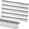 Lateral Front to Back File Bar Rails, Stainless Steel Filing Cabinet Parts, 15.76 Inches Long, 6 Pieces