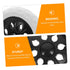 2pcs PartyKindom Heavy Duty Shopping Cart Wheels for Rolling Carts Dolly Wheels Replacement Pu Plastic Load-Bearing