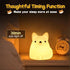 7 30-Minute LOVERUIS Night Light for Children, Fox Night Lights Colours Night Light Baby, USB Rechargeable, Cute Lamp