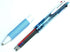 Uni Ballpoint Pen Jetstream, 3 Color Black, Red, Blue Ink, 0.7mm, Sky Blue (SXE340007.8)