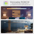 ngnsky GU10 Dimmable Bulbs 5W Homekit Smart RGBCW LED Light Works with Homekit Siri Voice Control