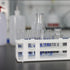 Stonylab 60-Place Test Tube Rack, 16 mm White Plastic Holder, 3-Tier Detachable Design