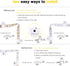 100 8mm 10mm Pcs Outdoor LED Strip Light Mounting Clips Self Adhesive with Screws Mounting Holder, Cable Wires