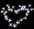 Solar Christmas String Lights Outdoor Waterproof, 30 LED 20Feet Snowflake Fairy Lights with 8 Lighting Modes for Garden