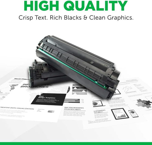 Renewable Toner High Yield Replacement Cartridge for HP 410X CF412X for LaserJet M477 M452