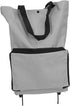 DOACT Foldable Grocery Cart with Wheels, Reusable Large Capacity Portable Shopping Trolley Bag for Easy Storage
