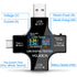 YOJOCK USB C Tester, USB Power Meter 2 in 1 Digital Multimeter, 3.6-32V Voltage and Current Tester
