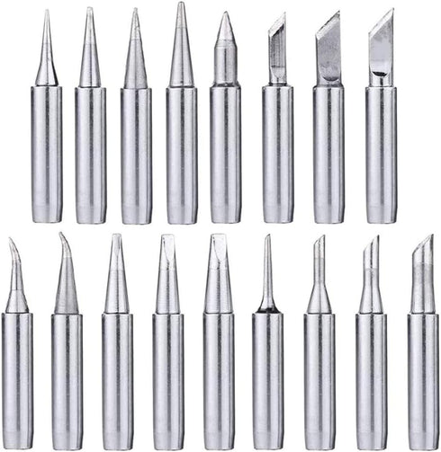 Yakamoz 17Pcs 900M Soldering Iron Tips Replacement Kit for Hakko, Radio Shack, TENMA, Aoyue