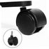 4pcs PRETYZOOM Mini Caster Wheels with Brake for Small Trash Cans Swivel Stem Replacement Wheels for Appliances Smooth
