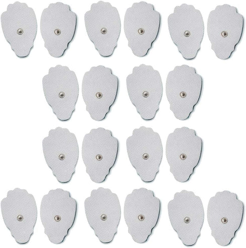 Discount TENS - Super Value 20 Replacement Electrode Pads for TENS Units, Snap TENS Unit Electrodes