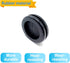 ECUDIS 1-3/16" ID Rubber Grommets, 1-1/2" Drill Hole Plugs for Wire Protection (Round, 8 Pcs)