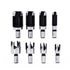 8Pcs Wood Plug Cutter Drill Bit Set, Carbon Steel Titanium Coated Woodworking Chamfer Drill Bits Cutting Tool