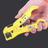 Yankok Universal Stripping and Cutting Tool - For Round and Flat STP UTP Cat5 Cat6 Cat7 Ethernet and Coaxial Cables