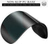 JIKIOU 2 Pack Mouse Pad, Ergonomic Mouse Pads with Comfortable Gel Wrist Rest Support and Smooth Cloth, Non-Slip PU