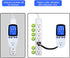 2 Pack 1 7 Watt Meter Power Meter Plug Home Electricity Usage Monitor with Cord, Electrical Usage Monitor Consumption