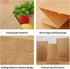 Dnyucen 25pcs Packaging Sourdough Bread Bags Paper Bags Bakery Cookies Sandwiches Takeaway Bag Candy Bag Bulk(L Kraft