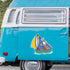 Azeeda (DW00085999) 'Toy Sailing Boat' White Premium Vinyl Decal Sticker Waterproof, Durable & Easy to Apply - Ideal