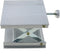 Lab Lifting Platform 90mm Adjustable Rack, Silver Tone Aluminum Alloy Lab Jack Lift Stand Support Platform