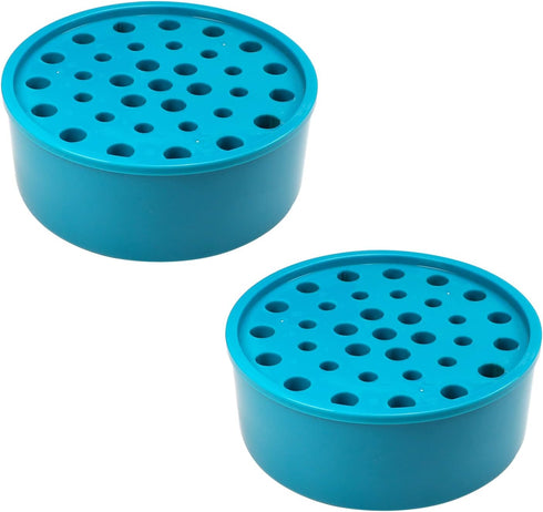 Othmro 2Pcs Round Test Tube Rack, Laboratory Centrifuge Tube Holder, 5.5cm x 14cm
