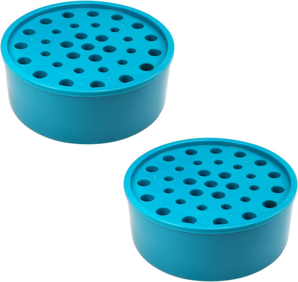 Othmro 2Pcs Round Test Tube Rack, Laboratory Centrifuge Tube Holder, 5.5cm x 14cm