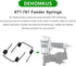 12pcs 877-761 Feeder Springs Replacement for Roofing Nail Gun NV45AA NV45AB NV45AB2