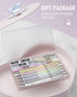 Nicpro 6PCS Pastel Mechanical Pencil Set - 0.7 mm Cute Pencils with Comfort Grip, Lead Refill & Erasers
