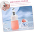 Elegant Glass Mouthwash Dispenser Kit for Kids and Adults - Cup and Toothbrush Holder