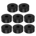 8pcs Rubber Spacer, 2 Inch OD, 0.8 Inch ID, 0.8 Inch Thick Neoprene Round Anti Vibration Isolation Pads, Black, for