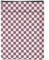 Purple Plaid Book Sleeve, Vintage Checkered Waterproof Book Cover with Front Pocket for Book Lovers Gifts for Women