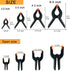 WAENLIR 16-Piece Nylon Spring Clamp Set, 3.5 inch Clips for Wood Working, Photography, Craft, and DIY