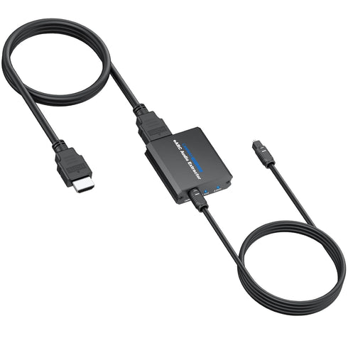 CAMWAY 192KHz eARC/ARC Audio Extractor - Used with HDTV ARC/eARC Ports to